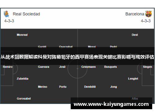 从战术到数据解读科曼对阵葡萄牙的西甲赛场表现关键比赛影响与成效评估